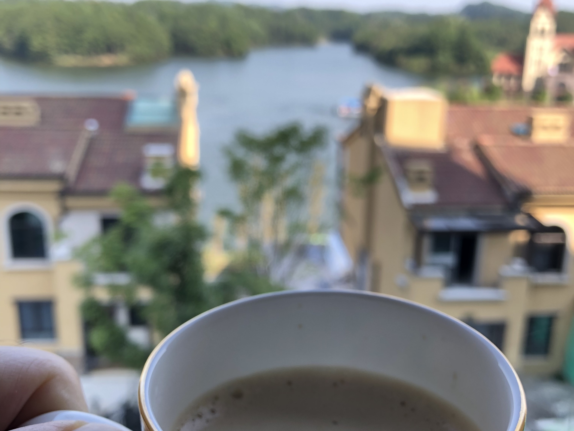 Waking up to a cappuccino coffee and this view felt like it took 5 years of stress off of my life.