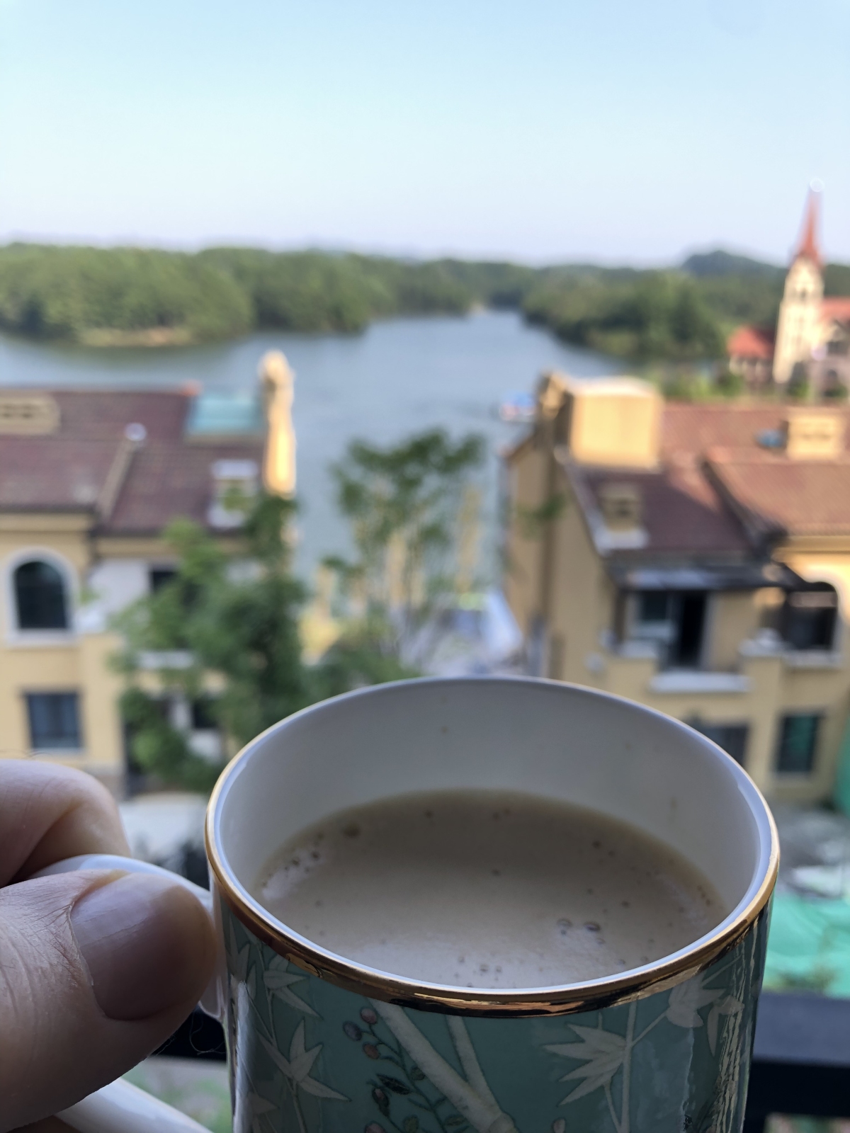 Waking up to a cappuccino coffee and this view felt like it took 5 years of stress off of my life.
