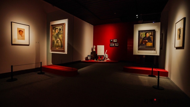 Xu Beihong's classic works displayed in Xu Beihong Art Musuem(Chongqing) on December 19th.