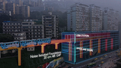 Which Came First, Liziba Station or its Residential Building?