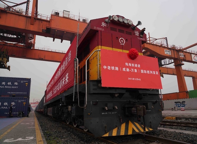 China-Laos Railway Sees Import of Laotian Glutinous Rice