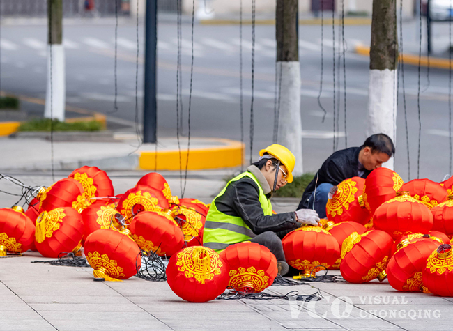 Visual Chongqing | Red Lanterns, Strong New Year's Taste