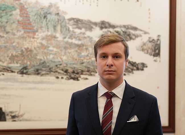Dzmitry Yemelyanau: Seeking Trade Cooperation along China-Europe Freight Train Route