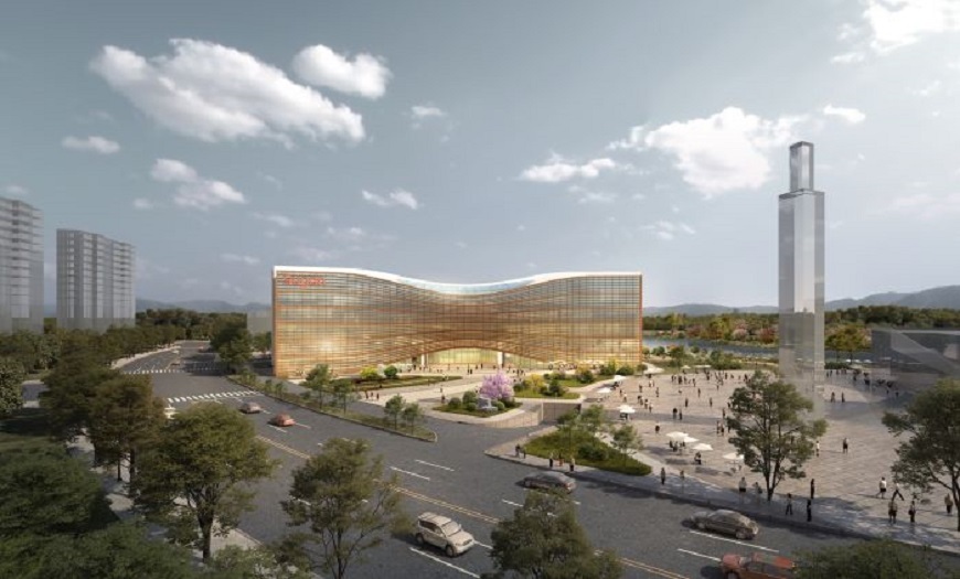 Rendering of the National Advanced Computing Industry Innovation Center (Chongqing) Project.