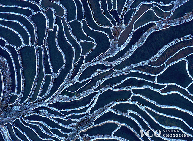 Visual Chongqing | Snow-covered terrace