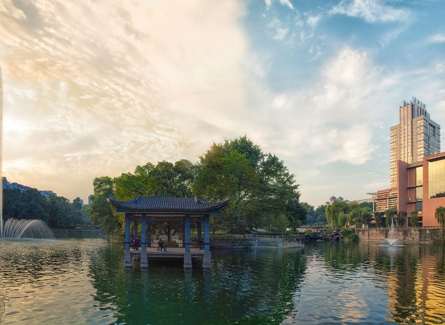 Democracy Lake of Chongqing University.(Photo provided to iChongqing)