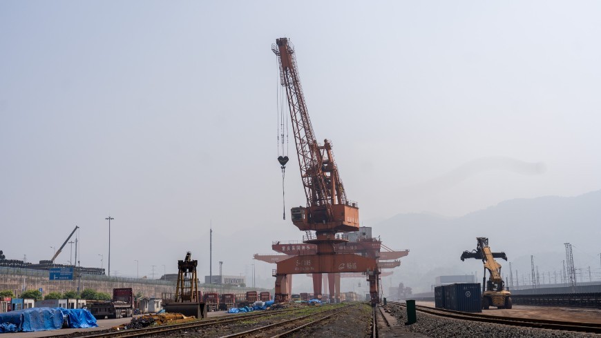 Chongqing Guoyuan Port, a major logistic hub under the ILSTC.