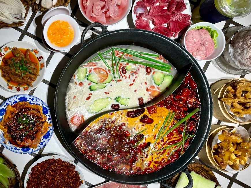 Chongqing hotpot.
