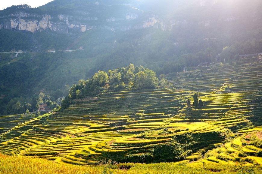 Tencent Charity supported rural revitalization to protect the landscape in Hejiayan Village, Youyang Tujia and Miao Autonomous County, Chongqing.