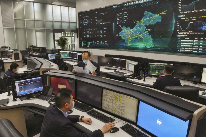 The two-way interaction and efficient electricity distribution realized through the intelligent interaction of Chongqing's power grid load clustering.