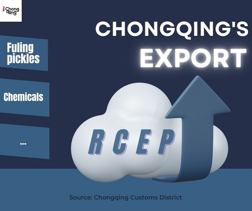The RCEP boosted the export of Fuling pickles, chemicals, and other goods.