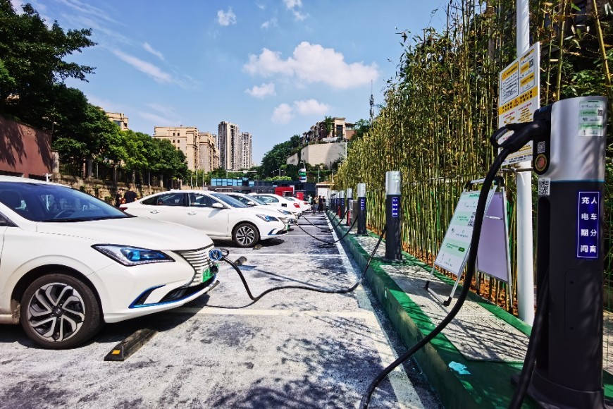 The charging and swapping battery station of Yuehu Road located in Chongqing Liangjiang New Area