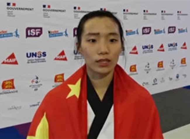 Chongqing Student Wins Team China's First Gold Medal at ISF Gymnasiade Normandy