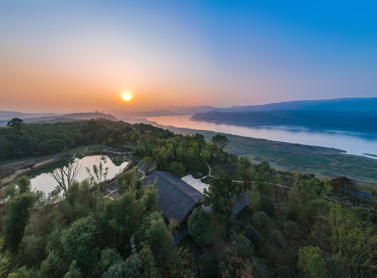 Guangyang Island after the ecological restoration\Photo Provided to Chongqing Guangyang Island Green Development Co., Ltd