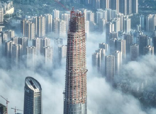 Super Skyscraper Introduces Galeries Lafayette to Chongqing