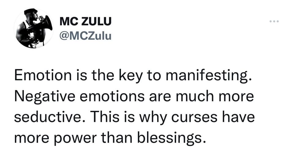 Tweet by Chicago music legend, Kai's friend, MC Zulu