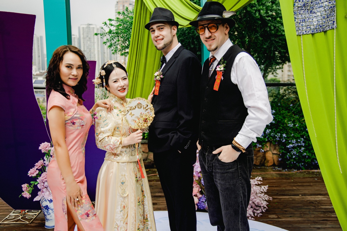 Jacob and Kurreana's wedding in Chongqing.