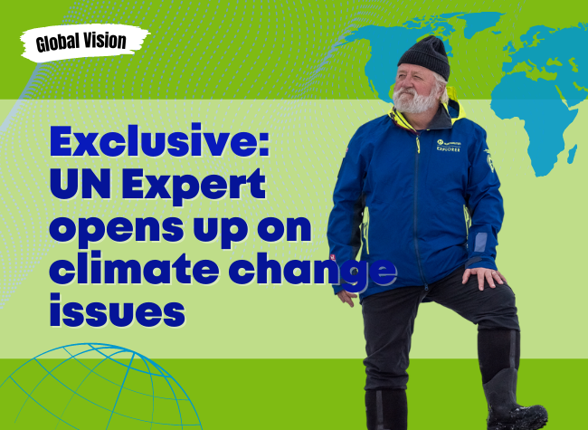 Exclusive: UN Expert opens up on climate change issues