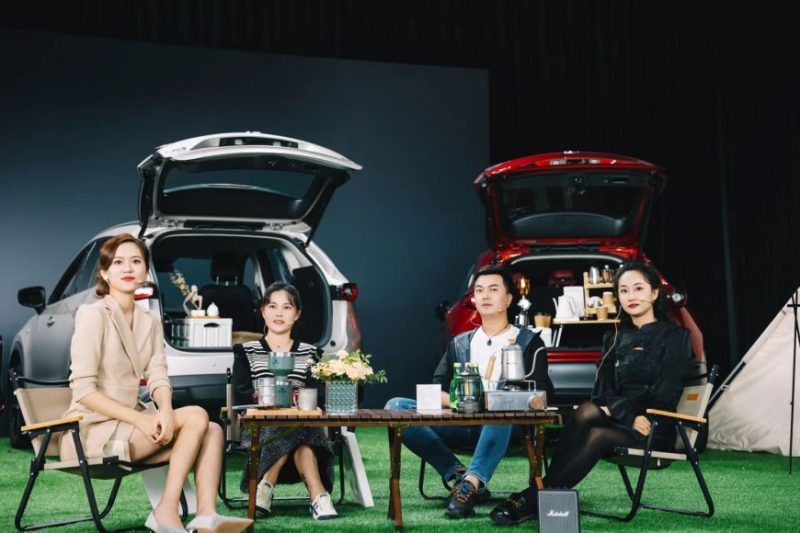 Livestream of Changan Mazda during Double Eleven. (Photo provided to iChongqing)
