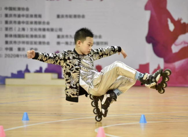 A 12-Year-Old Roller Skater Went Viral in China with His Dazzling Stunts