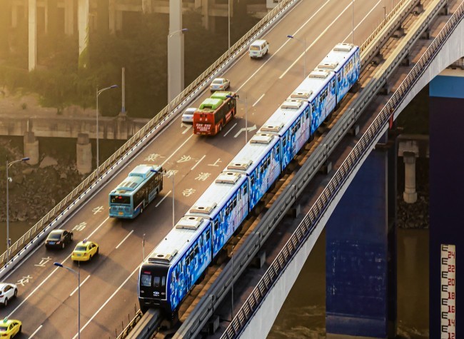 Visual Chongqing | A Picture of Bridges on Winter Morning