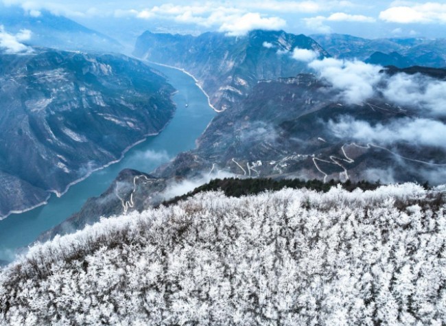 Visual Chongqing | The Snow in Wuxia Gorge