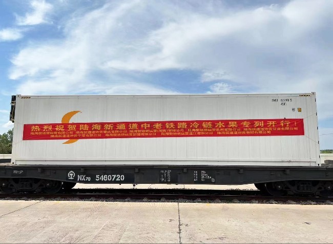 China-Laos Railway Welcomes its First Cold Chain Fruit Train to Chongqing