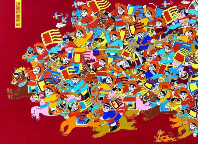 Feel Chinese New Year Vibe at Painting Exhibition in Chongqing