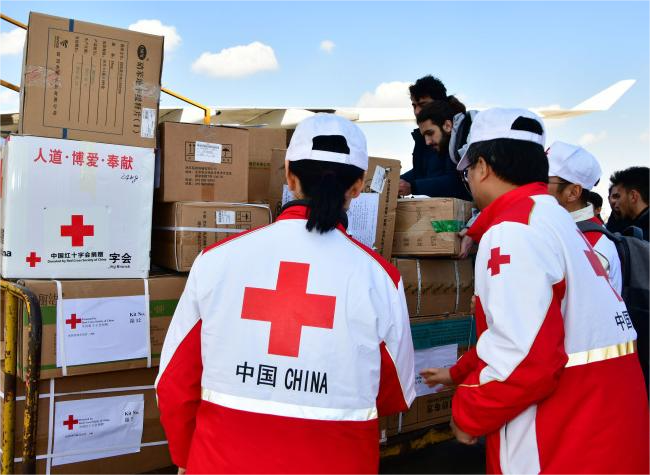2nd Aid Plane From China Arrives in Quake-hit Syria to Provide Emergency Supplies