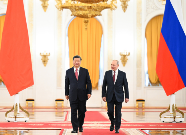Xi Says Ready to Join Putin in Making Plans for Bilateral Ties, Practical Cooperation