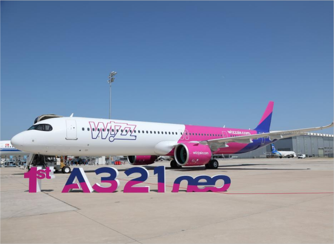 Airbus Delivers First A321neo to Europe From Tianjin Line