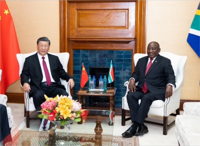 Xi Calls on China, S. Africa to Strengthen Four Partnerships in Golden Era