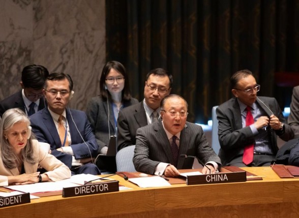 China Vetoes UN Draft Resolution on Israel, Palestine, Saying It Departs from Spirit of Previous UN Resolutions