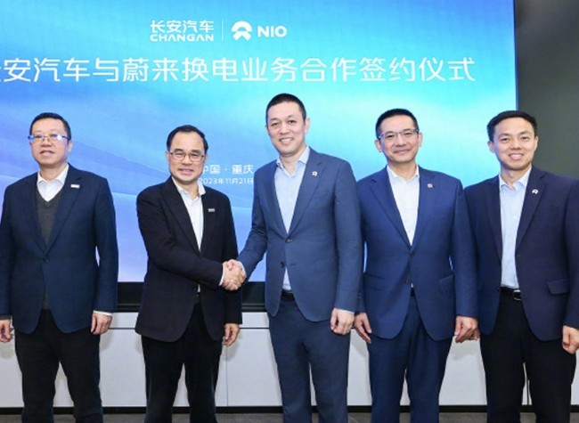 Changan and Nio Collaborate on Battery Swap