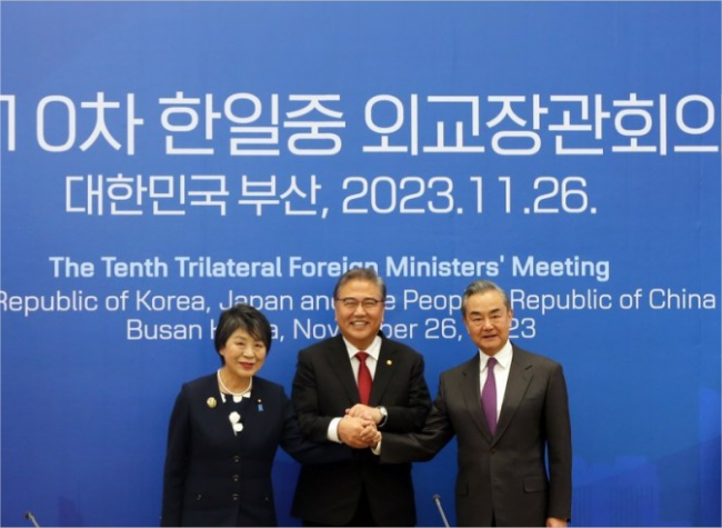 China, Japan, S. Korea Should Play More Proactive Role in Promoting Regional, Global Development: Wang Yi