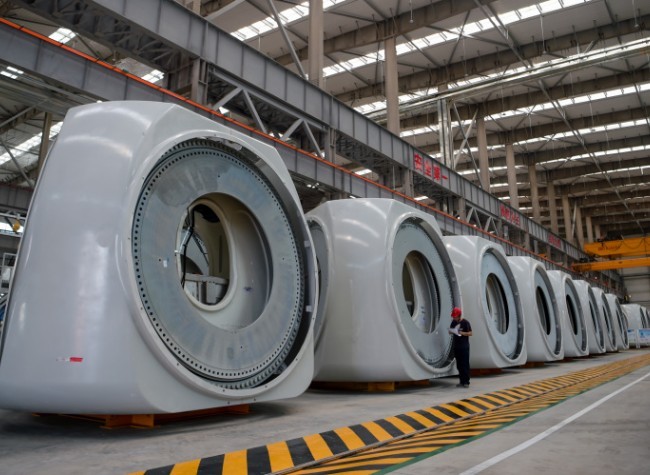 China's Largest Onshore Wind Power Base Starts Full-Capacity Production