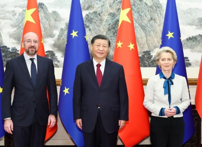 Xi Urges Enhanced China-EU Political Mutual Trust, Dialogue, Cooperation