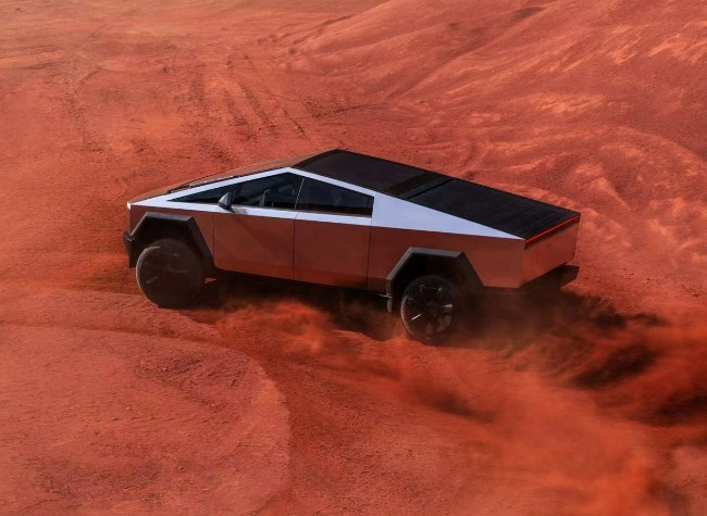 Tesla Cybertruck's Galactic Debuts in Chongqing