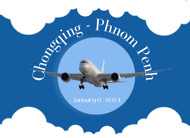 Chongqing Launches Direct Flight to Phnom Penh, Eyes Global Route Expansion