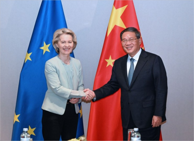 Chinese Premier Says China to Stay Committed to Partnership with EU