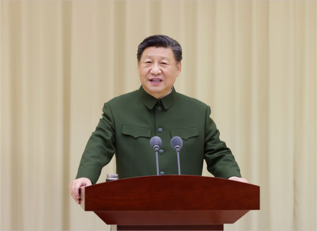 Xi Inspects Troops Stationed in Tianjin, Extends Festival Greetings to All Servicemen