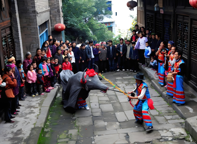 Audible | Traditional Ox Dance in Shizhu- Highlighting the Heritage of the Tujia Ethnic Group