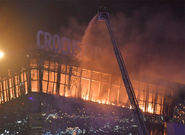 Death Toll Rises to 115 From Moscow Terrorist Attack
