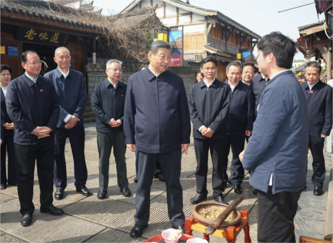 Xi Inspects Changde in Central China's Hunan Province