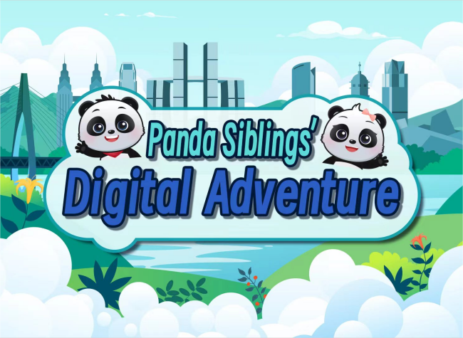 Journey into Digital Chongqing with Panda Siblings | Animation