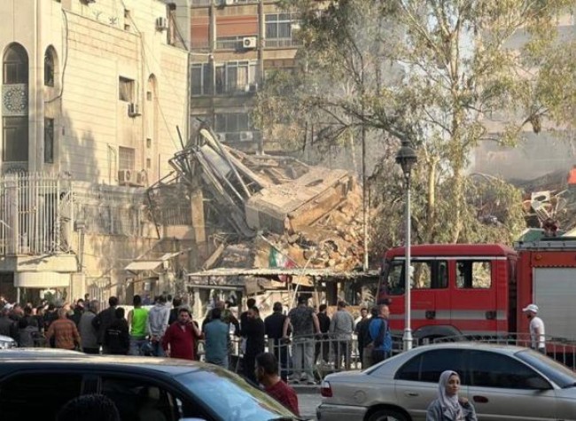Israeli Airstrikes on Iranian Consulate Building in Syria Kill at Least 5, Iran Vows to Take Countermeasures