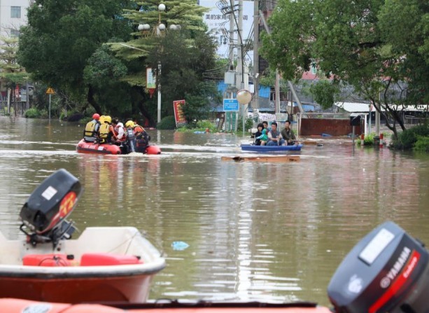 Flood Relief Work Strengthened in China's Guangdong