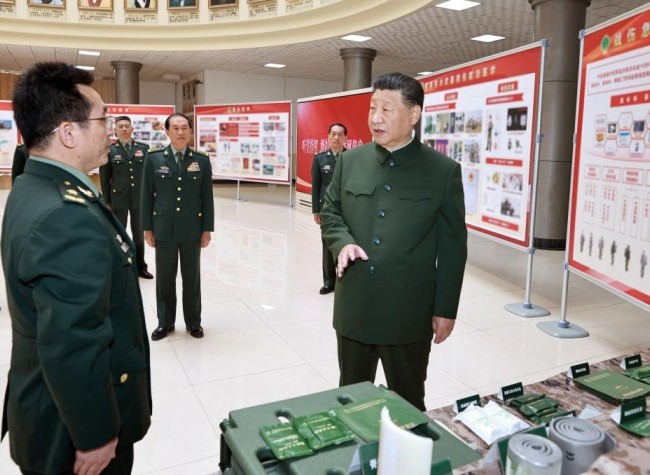 Xi Stresses Building World-Class Military Medical Universities