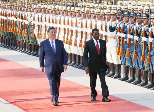 Chinese, Equatorial Guinean Presidents Hold Talks, Elevate Ties