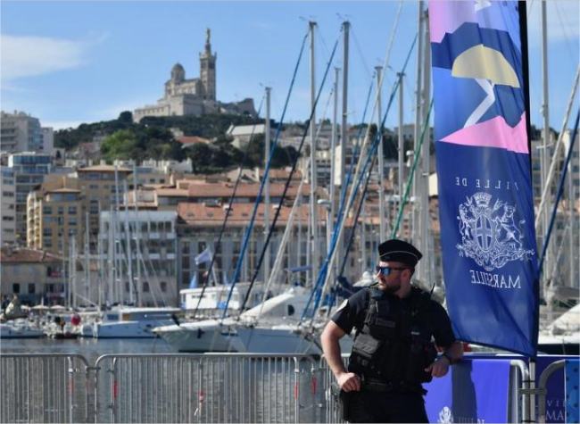 Olympic Flame Arrives in Marseille, Starts Coastal Parade